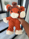 Highland Cow w/Top Knot - $32.00