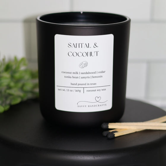 13oz Santal & Coconut