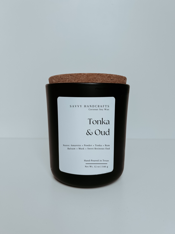 12oz Tonka & Oud